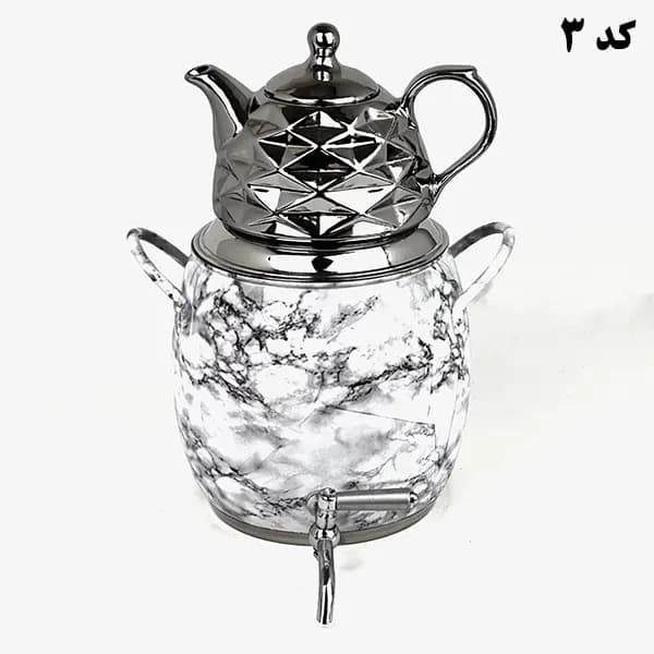 کتری قوری توپی طرح سنگ — تصویر ۵