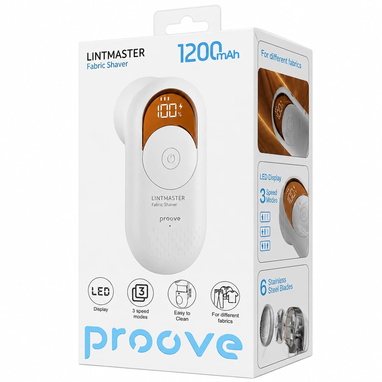 پرزگیر لباس پروو LintMaster شارژی — تصویر ۲