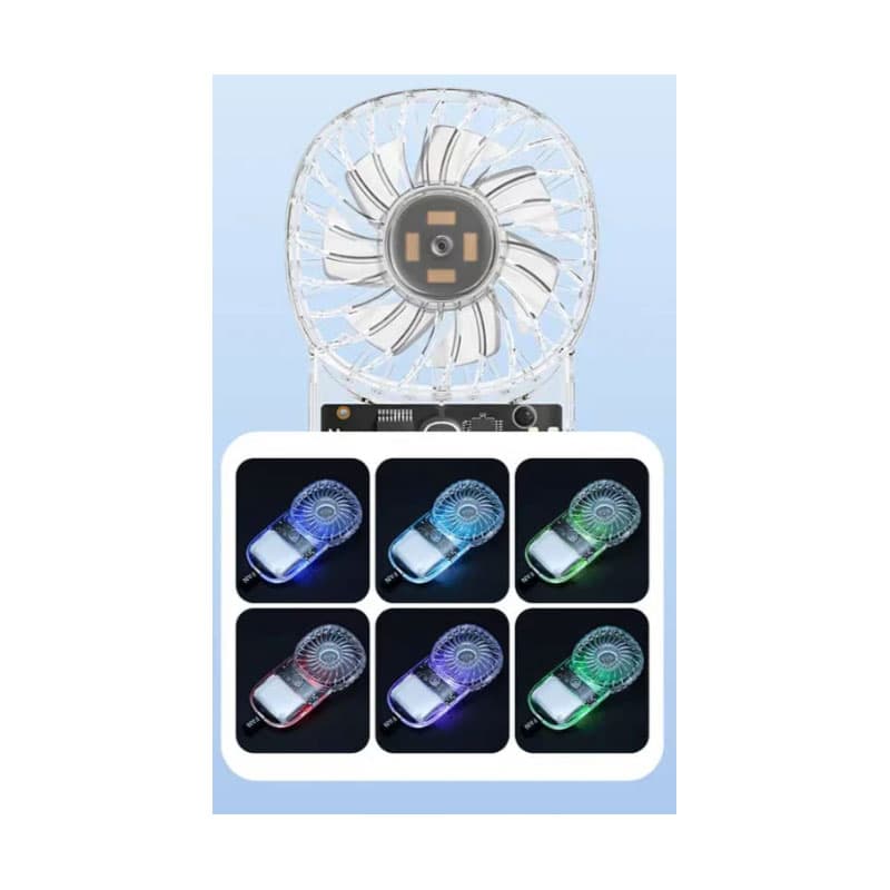 پنکه دستی مدل TRASNPARENT CARD FAN — تصویر ۳