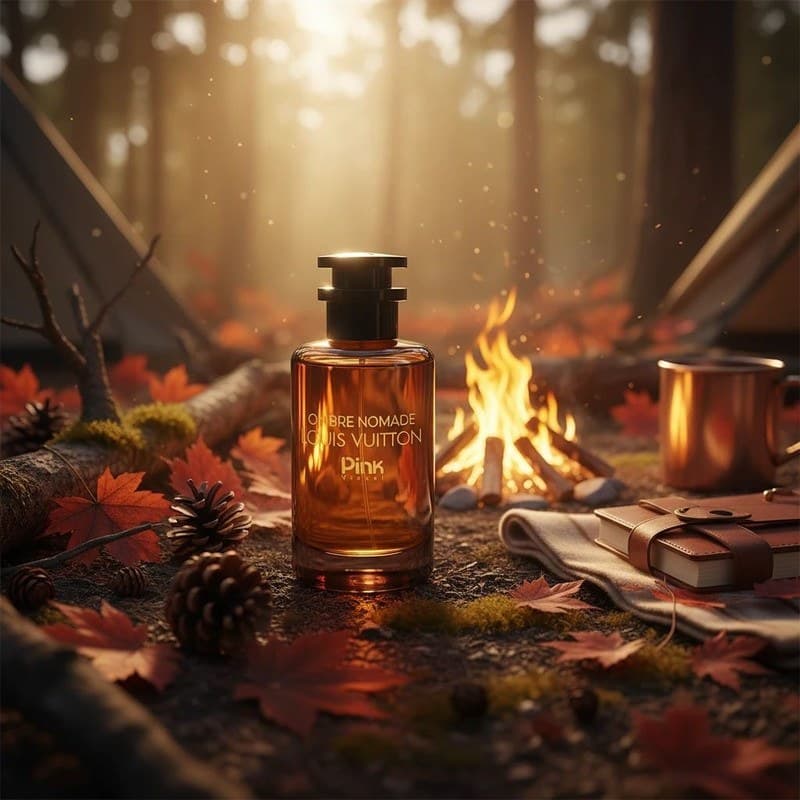 ادو پرفیوم مردانه پینک ویژوآل مدل Louis Vuitton Ombre Nomade با رایحه تلخ حجم 100 میلی لیتر — تصویر ۲