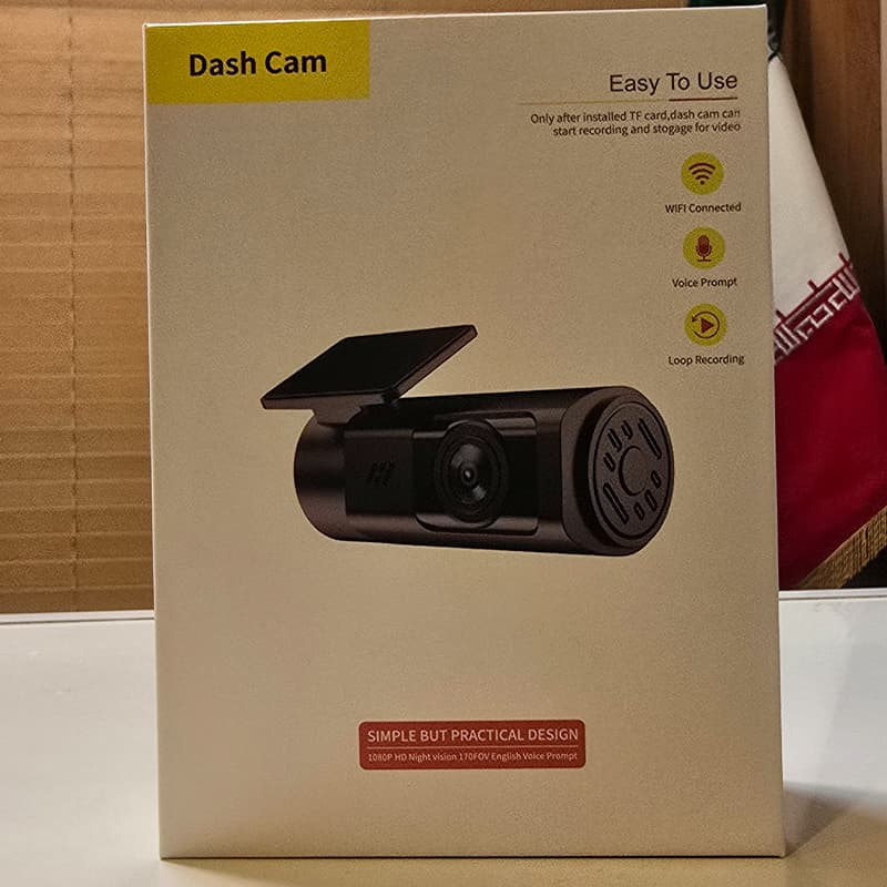 دوربین ثبت وقایع و فیلم برداری خودرو مدل TF-720 — تصویر ۵
