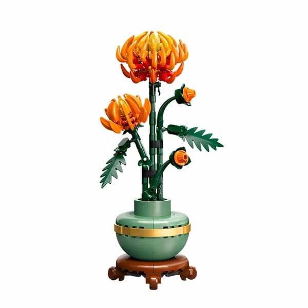 لگو بوتانیکال مدل گل داوودی Chrysanthemum 10368 — تصویر ۲