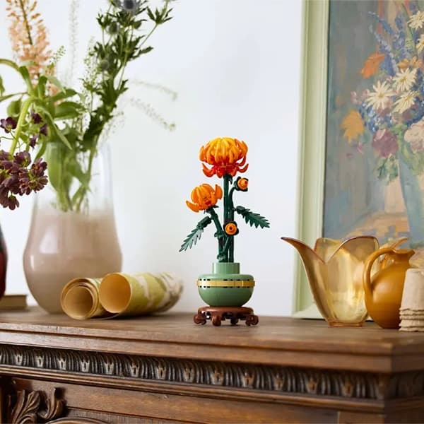 لگو بوتانیکال مدل گل داوودی Chrysanthemum 10368 — تصویر ۶