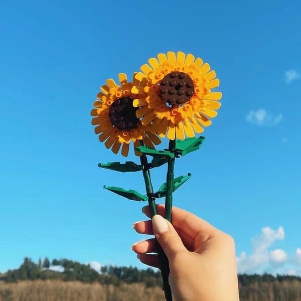 لگو گل آفتاب‌ گردان Sunflowers 40524 — تصویر ۵