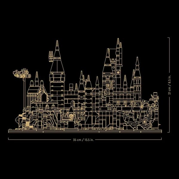 لگو هری پاتر مدل Hogwarts Castle and Grounds 76419 — تصویر ۸