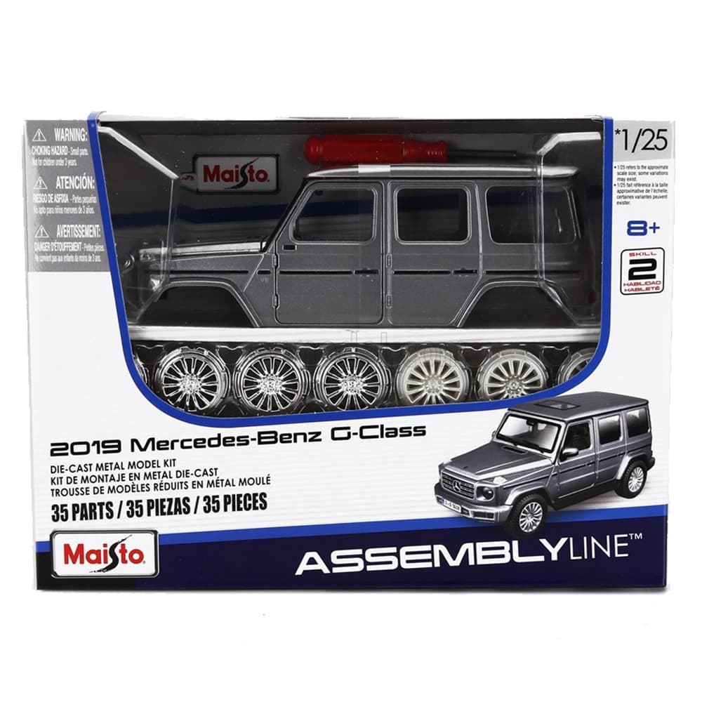 ماکت ساختنی ماشین فلزی 1:25 مایستو مدل Mercedes-Benz G-Class 2019