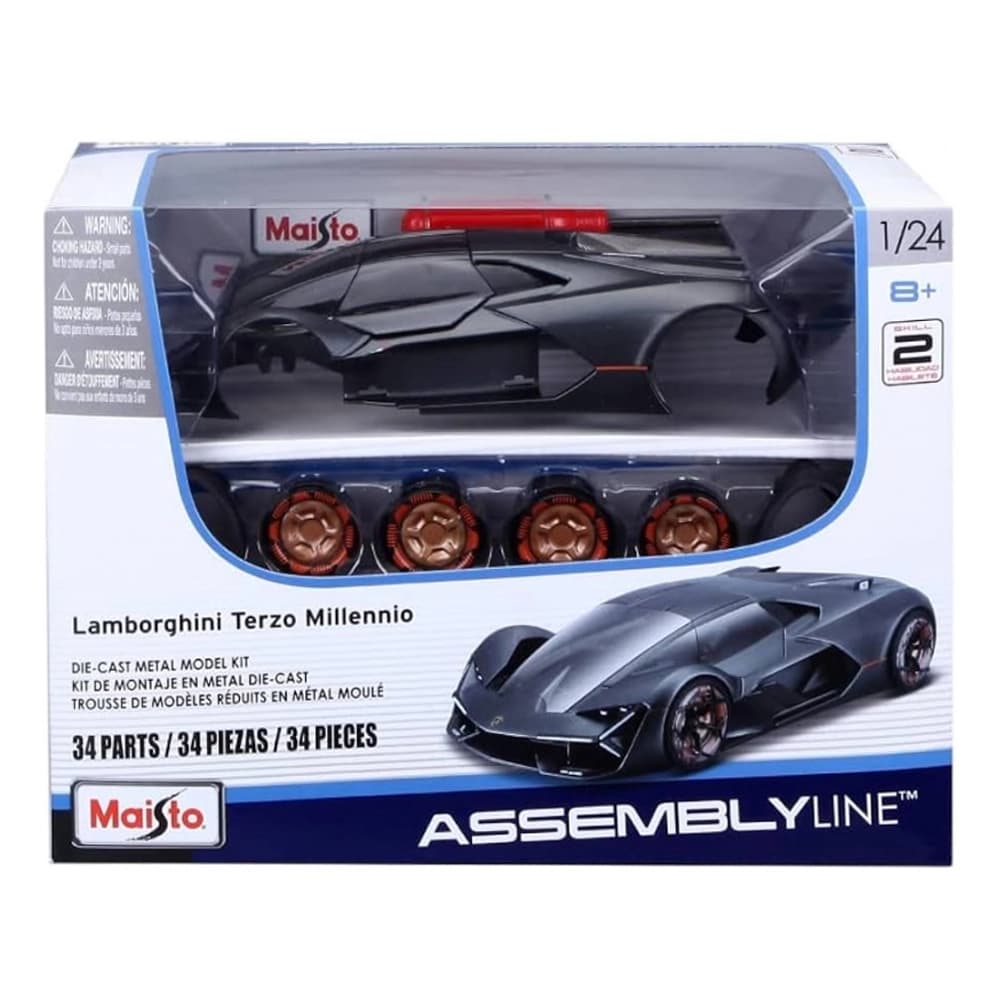 ماکت ساختنی ماشین فلزی 1:24 مایستو مدل Lamborghini Terzo Millennio