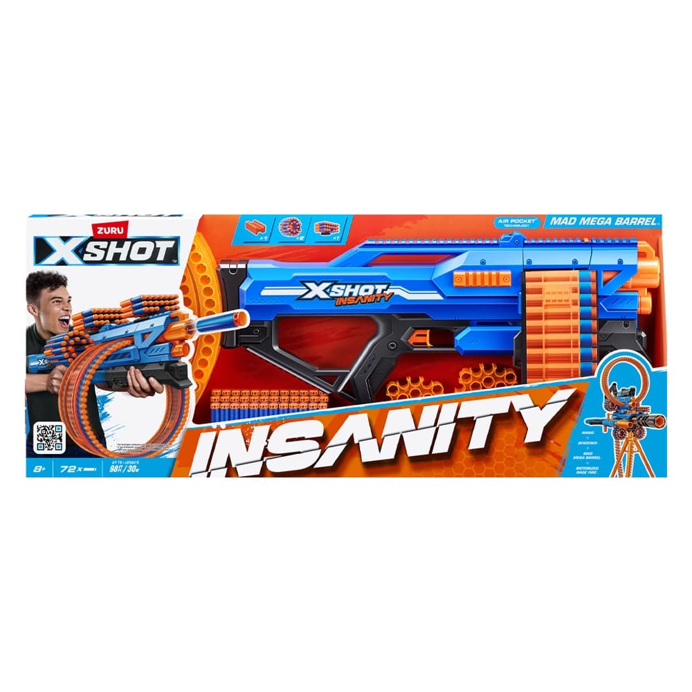 تفنگ ایکس شات X-Shot مدل Mad Mega Barrel