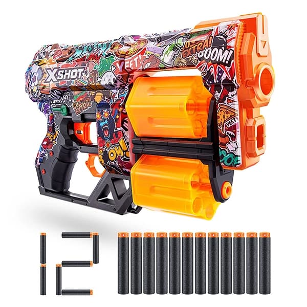 تفنگ ایکس شات X-Shot سری Skins مدل Dread Sketch — تصویر ۲