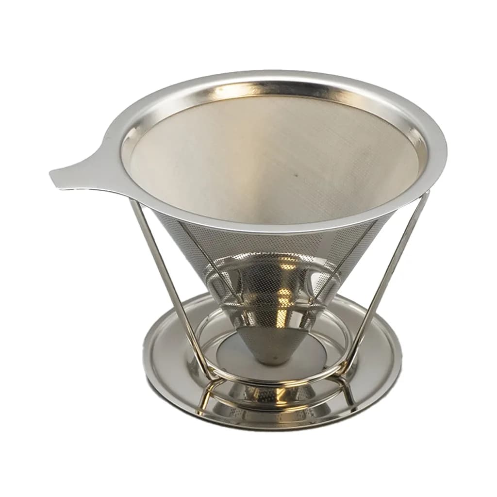 دریپر مخروطی V60 استیل 02