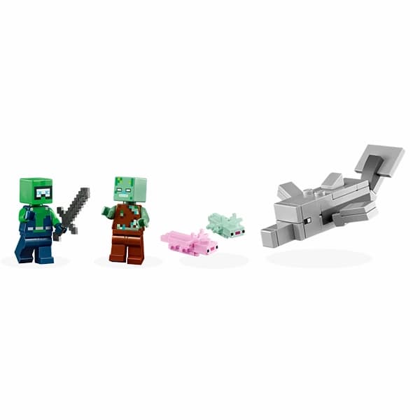 لگو Minecraft مدل The Axolotl House 21247 — تصویر ۴
