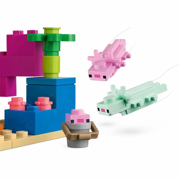 لگو Minecraft مدل The Axolotl House 21247 — تصویر ۲