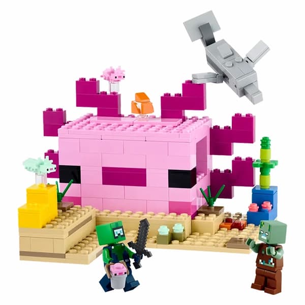 لگو Minecraft مدل The Axolotl House 21247 — تصویر ۵