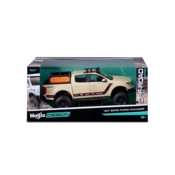 ماشین فلزی 1:27 مایستو مدل 2019 Ford Ranger کرم — تصویر ۵