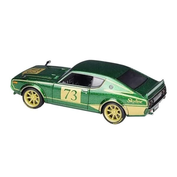 ماشین فلزی 1:24 مایستو مدل 1973 Nissan Skyline 2000 T-R یشمی — تصویر ۴