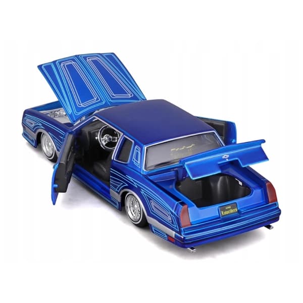 ماشین فلزی 1:24 مایستو مدل 1986 Chevrolet Monte Carlo SS سرمهای — تصویر ۴