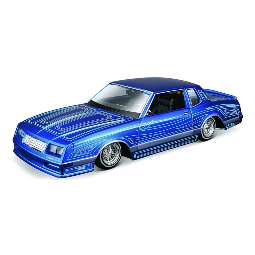 ماشین فلزی 1:24 مایستو مدل 1986 Chevrolet Monte Carlo SS سرمه‌ای
