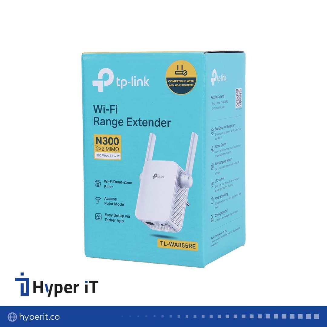 توسعه دهنده شبکه تی پی لینک مدل TL-WA855RE N300 — تصویر ۲