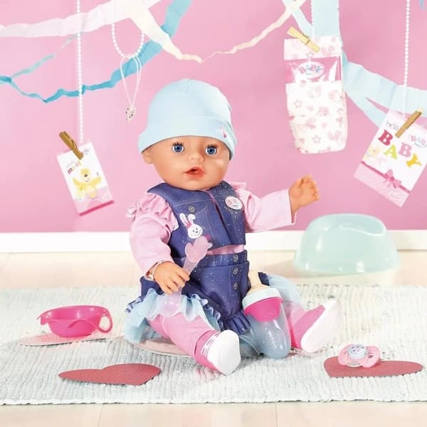 عروسک 43 سانتی دختر جادویی Baby Born — تصویر ۴