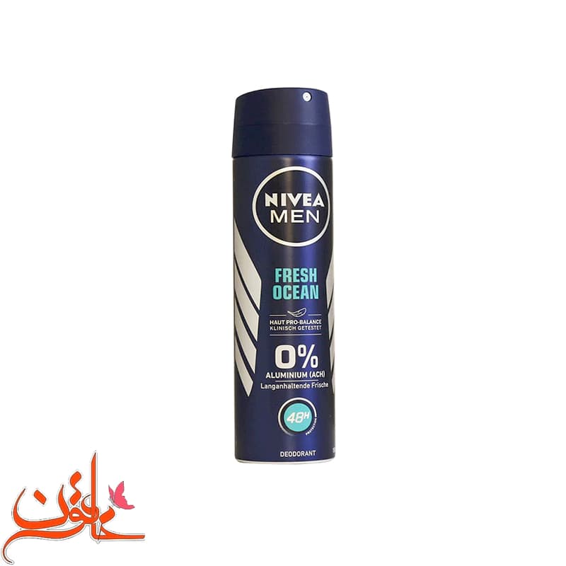 اسپری ضد تعریق مردانه نیوآ مدل FRESH OCEAN فرش اوشن حجم 150 میلی لیتر