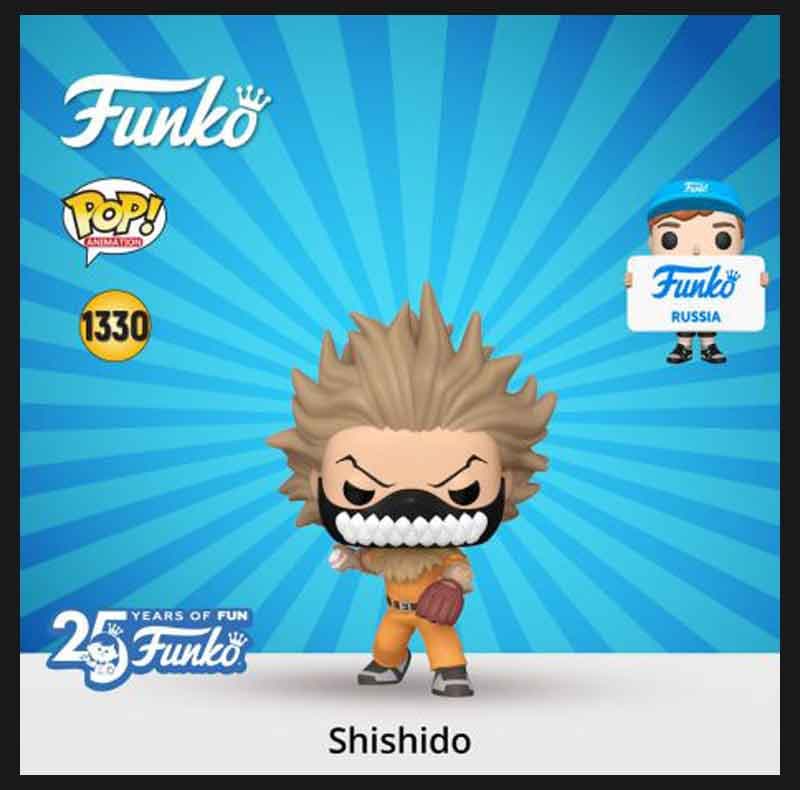 اکشن فیگور فانکو پاپ funko pop my hero academia shishido 1330 — تصویر ۳