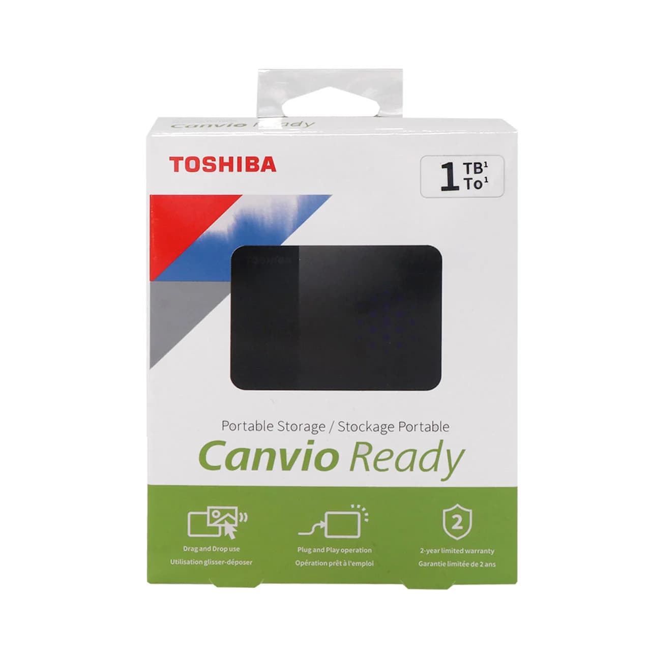 هارد اکسترنال Toshiba مدل Canvio Ready ظرفیت 1TB – مشکی — تصویر ۶