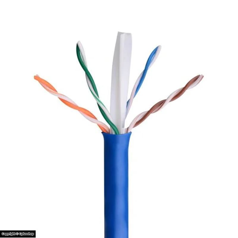 کابل شبکه CAT6A UTP PVC CU کی نت پلاس مدل KP-NL6U00305 طول 305 متر
