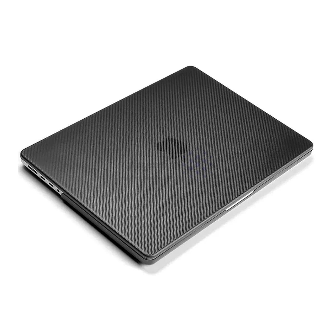 کاور “14 Green Lion MacBook Pro 2021 مدل Carbon Fiber Grain – مشکی – MN — تصویر ۲