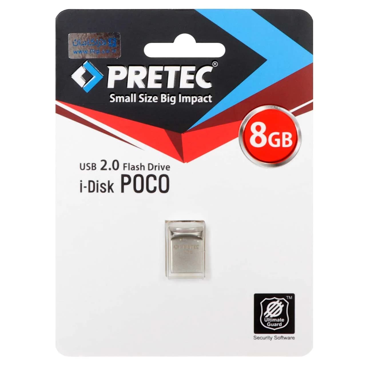 Pretec Poco USB 2.0 Flash Memory – 8GB – نقره ای (گارانتی فراگامان)
