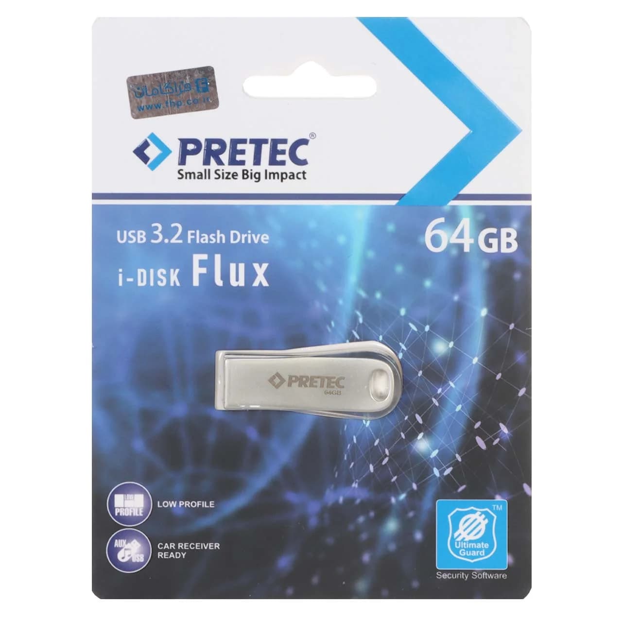 PRETEC i-Disk Flux USB 3.2 Flash Memory- 64GB(گارانتی فراگامان)