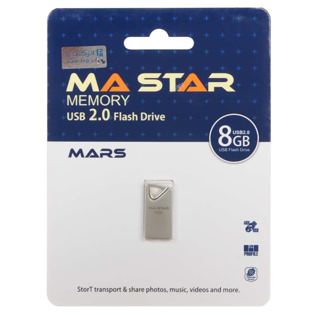 MA Star Mars USB 2.0 Flash Memory – 8GB – نقره ای (گارانتی فراگامان) — تصویر ۳
