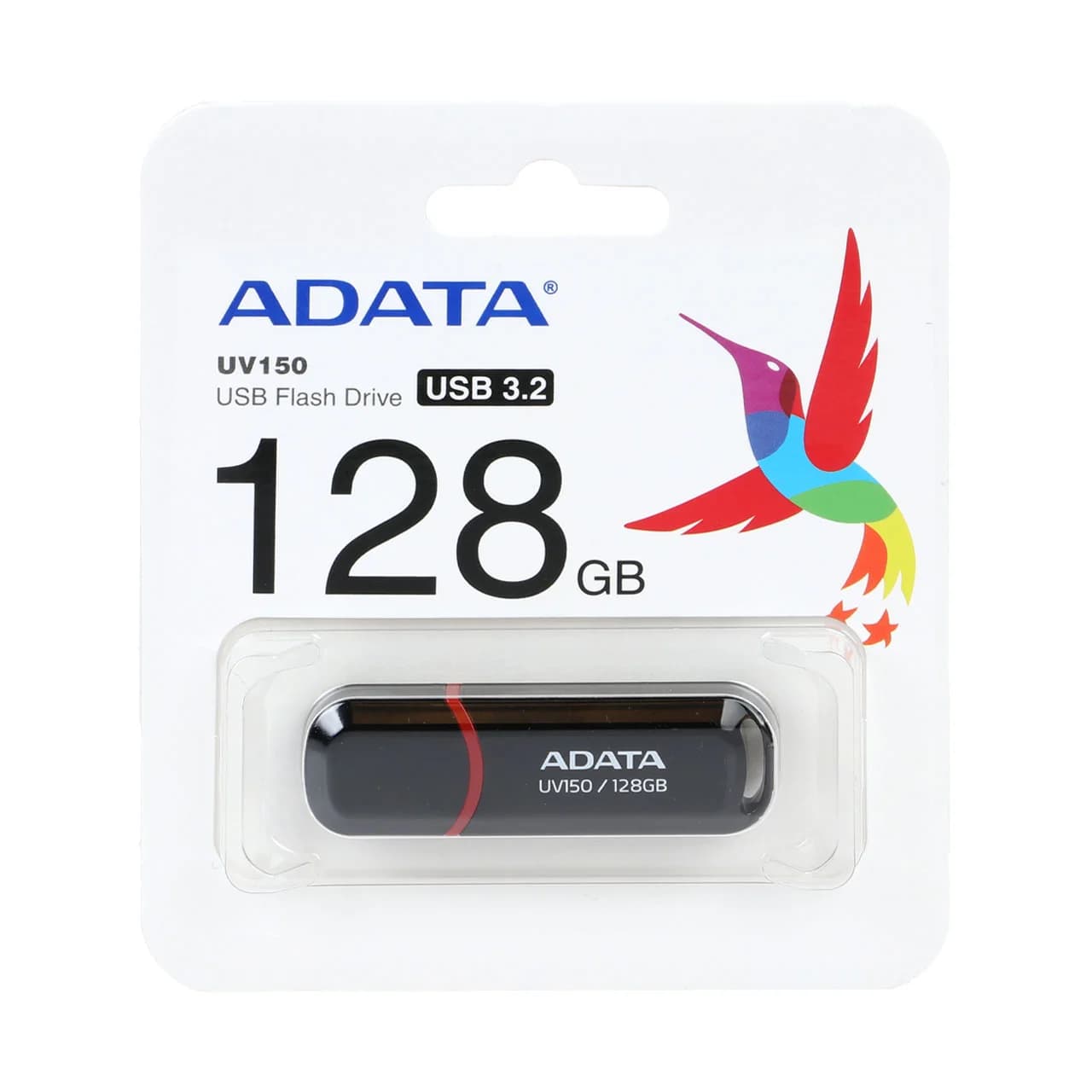 Adata UV150 USB 3.2 Flash Memory-128GB مشکی – (گارانتی پنج ساله آونگ)