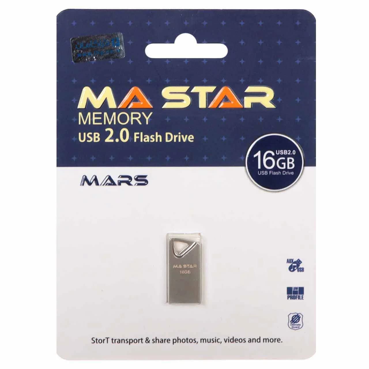 MA Star Mars USB 2.0 Flash Memory – 16GB – نقره ای (گارانتی فراگامان)