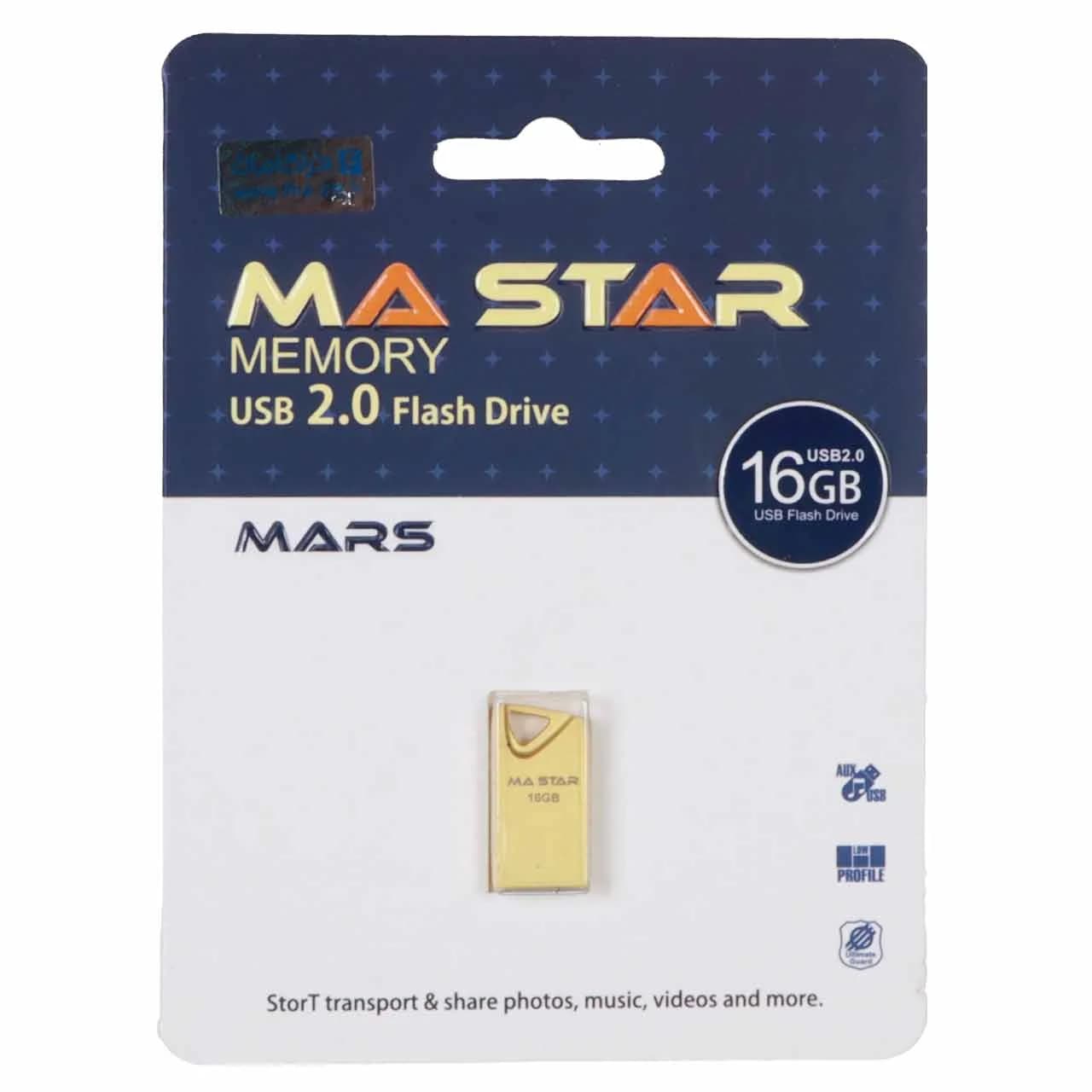 MA Star Mars USB 2.0 Flash Memory – 16GB – طلایی (گارانتی فراگامان)
