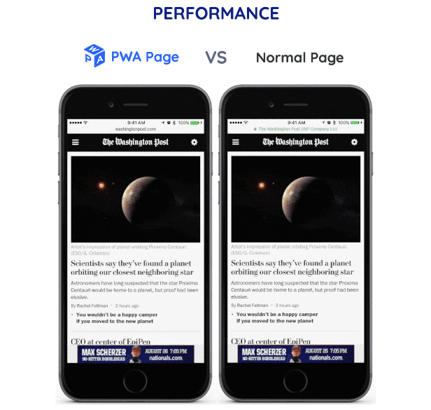 افزونه اینستنتیفای | طراحی نسخه وب اپلیکیشن PWA و AMP وردپرس | Instantify — تصویر ۳