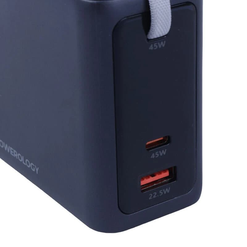 پاور بانک فست شارژ پاورولوژی PPBCHA60 PD QC 45W ظرفیت 15000 میلی آمپر ساعت — تصویر ۵