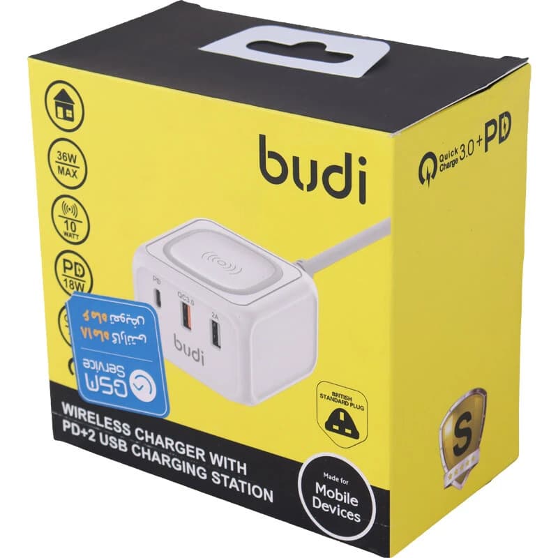 شارژر رومیزی فست شارژ 20 وات بودی M8J317 QC3.0 PD — تصویر ۷