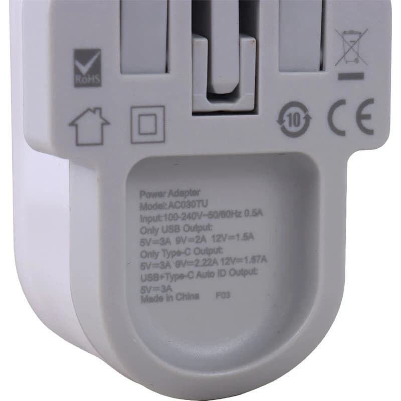 شارژر دیواری تایمر دار 20 وات بودی AC030TU QC3.0 PD 3A — تصویر ۵
