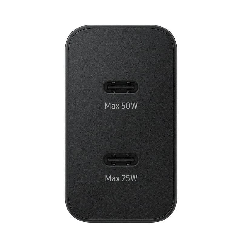شارژر دیواری 50 وات سامسونگ EP-T5020 GaN PD3.0 5A + کابل تبدیل تایپ سی — تصویر ۳