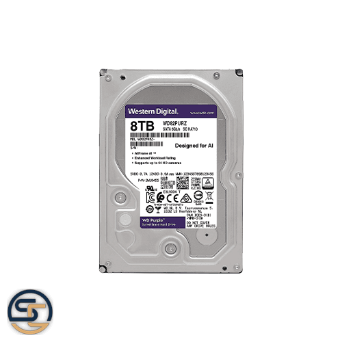 حافظه HDD SATA Western Digital Purple 8TB — تصویر ۲