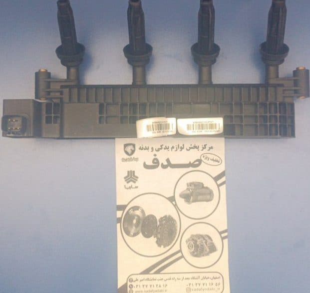 کویل دوبل یکپارچه پژو ۲۰۶ تیپ ۲ با محافظ شمع موتور ایساکو
