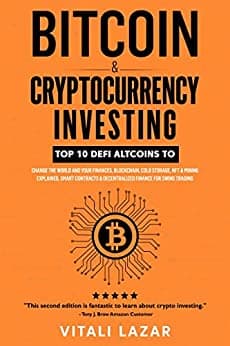 جلد سخت سیاه و سفید_کتاب Bitcoin & Cryptocurrency Investing: Top 10 DeFi Altcoins to Change the World and Your Finances,Blockchain,Cold Storage, NFT & Mining Explained,Smart Contracts …