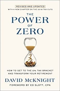 جلد سخت رنگی_کتاب The Power of Zero, Revised and Updated: How to Get to the 0% Tax Bracket and Transform Your Retirement