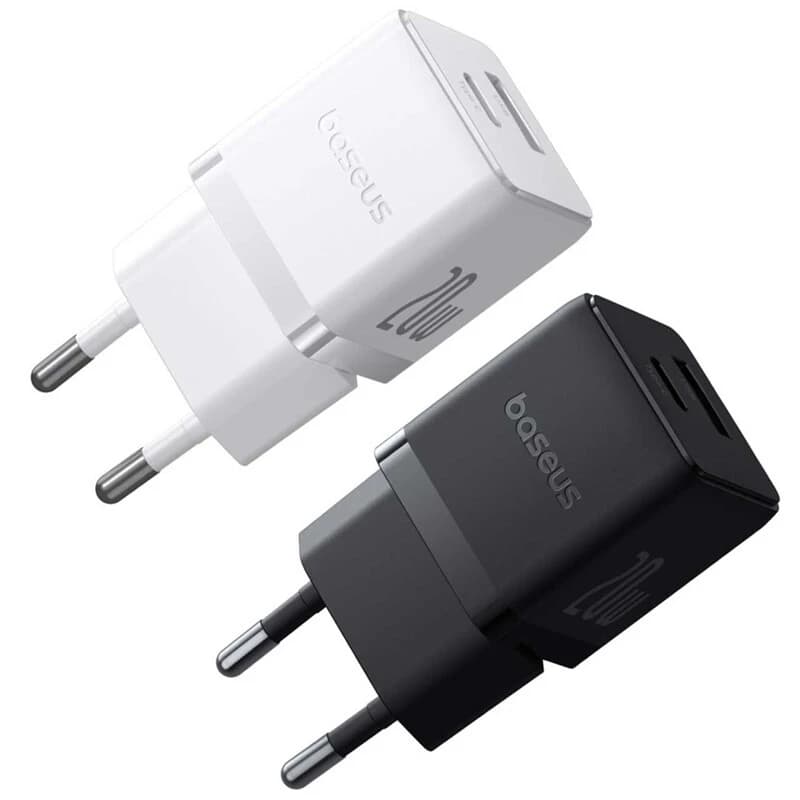شارژر دیواری 20 وات باسئوس P10111608113 QC3.0 PD 3A + کابل تبدیل تایپ سی — تصویر ۴