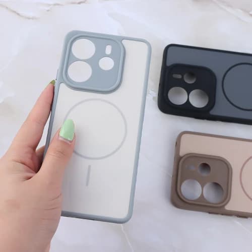 قاب Soft طرح مگ سیف محافظ لنزدار Xiaomi Poco X7 Pro — تصویر ۲