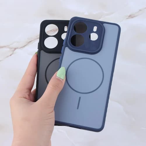 قاب Soft طرح مگ سیف محافظ لنزدار Xiaomi Poco X7 Pro — تصویر ۳