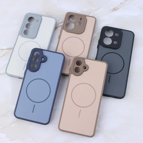 قاب Soft طرح مگ سیف محافظ لنزدار مناسب برای Note14 4G — تصویر ۳