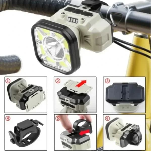 چراغ پیشانی (هدلایت) مدل HX-826DS — تصویر ۳