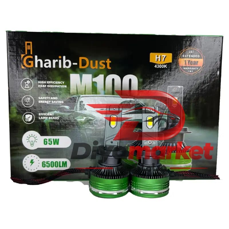 هدلایت GHARIB نچرال آفتابی مدل M100 پایه H7