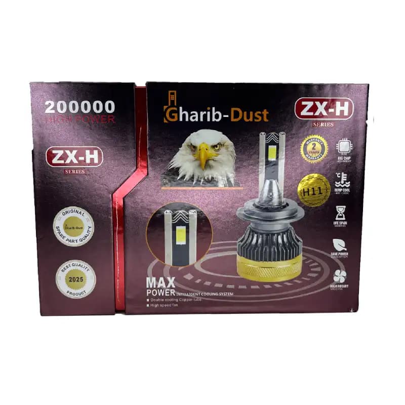 هدلایت GHARIB مدل ZX-H پایه H11 — تصویر ۲